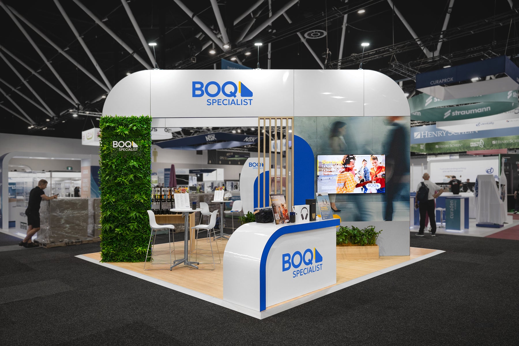 perfume bar at ICC Sydney during dental convention for BOQ SPECIALIST